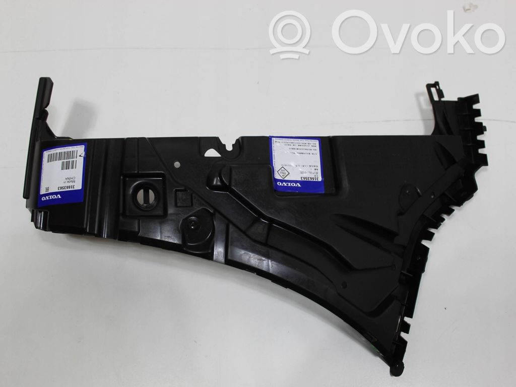 Volvo XC60 Staffa di rinforzo montaggio del paraurti posteriore 
