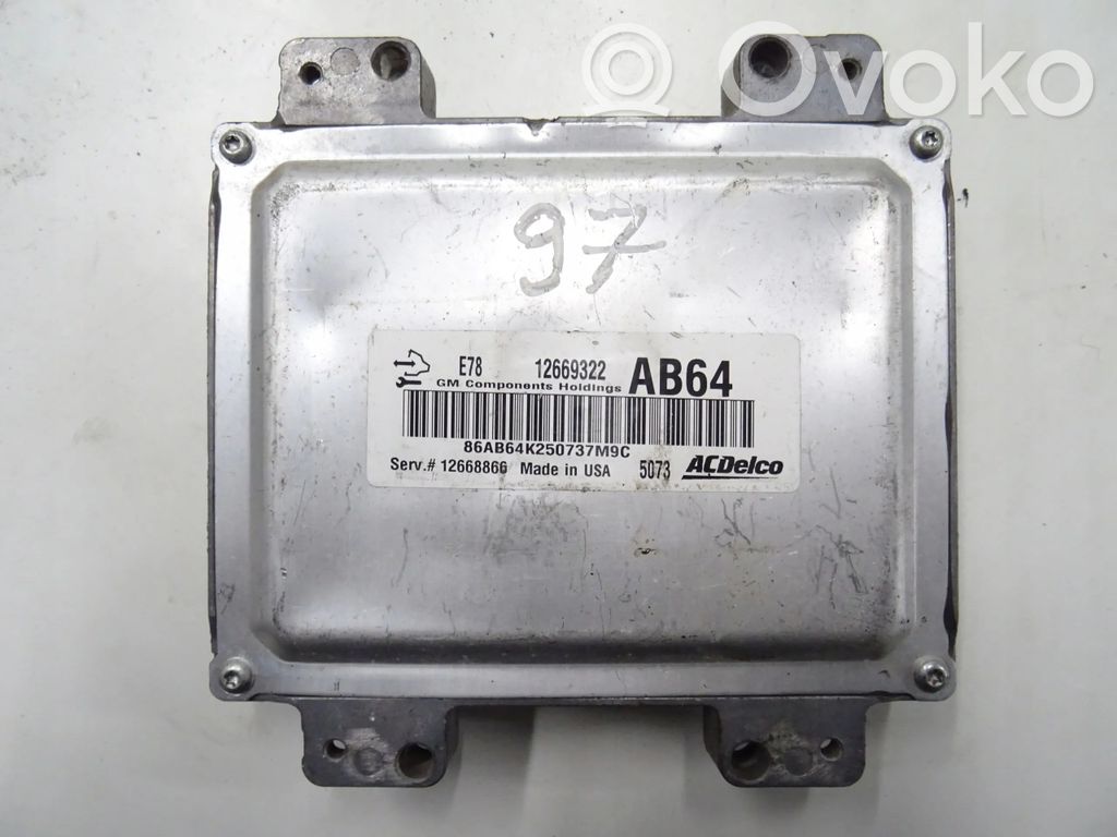 Opel Astra J Unidad de control/módulo ECU del motor 
