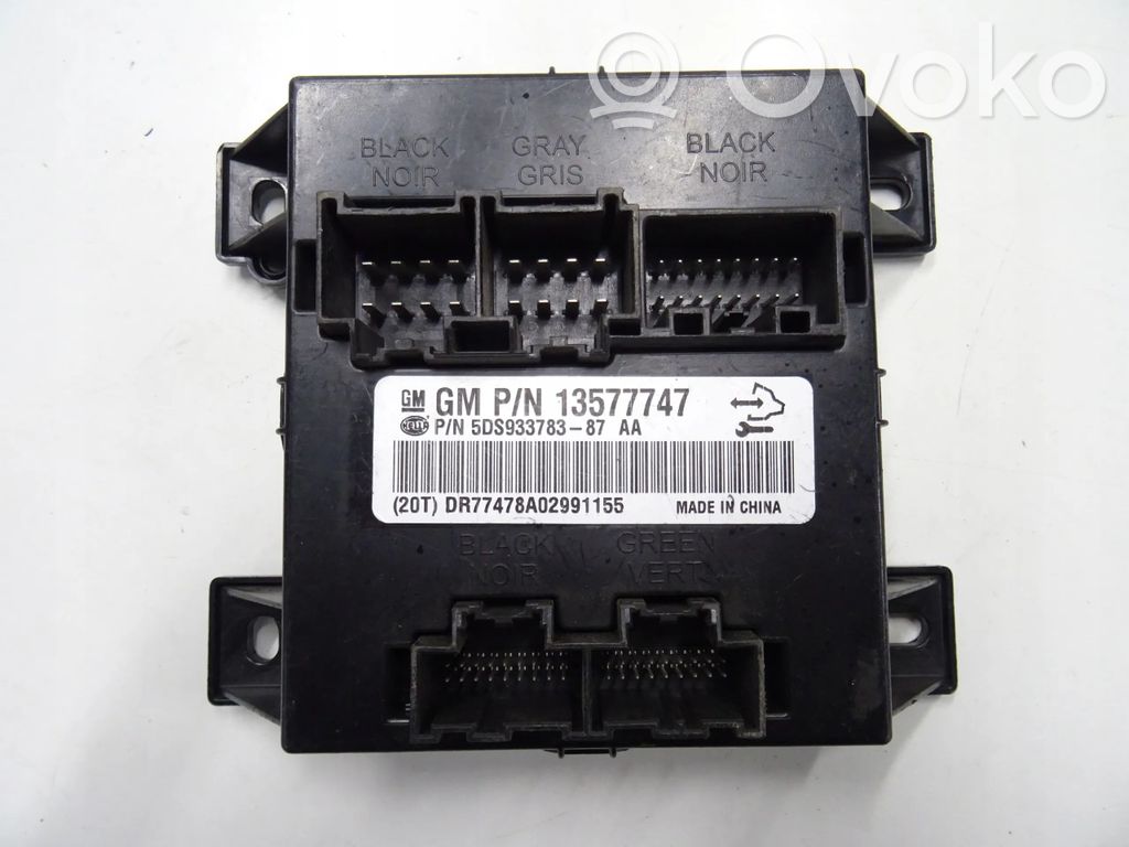 Module de commande de siège   13577747