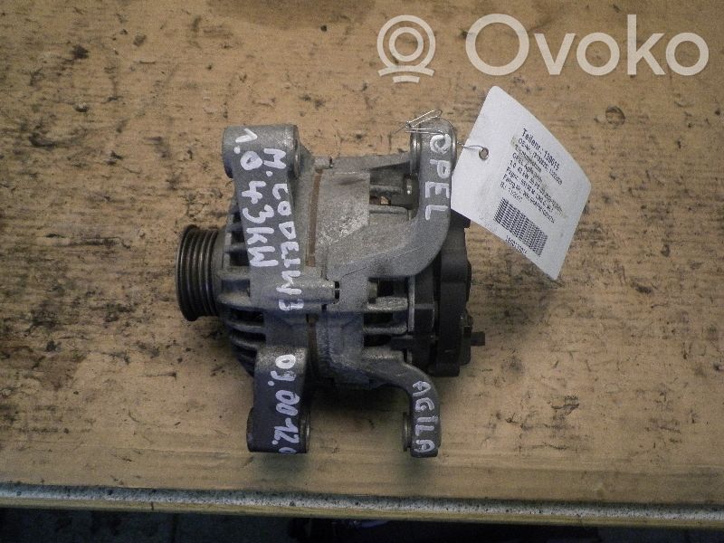 Opel Agila A Ģenerators 