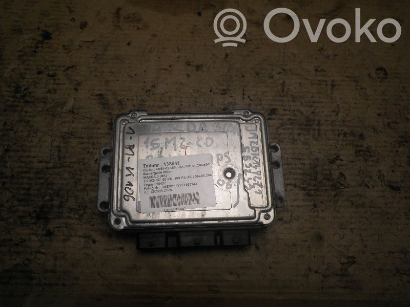 Engine control unit/module   6M6112A650BA