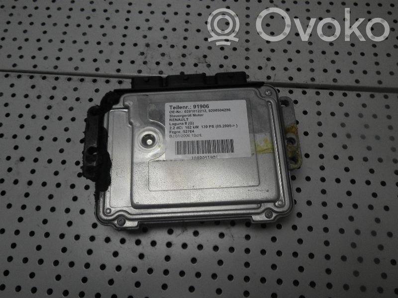 Renault Laguna II Engine control unit/module 