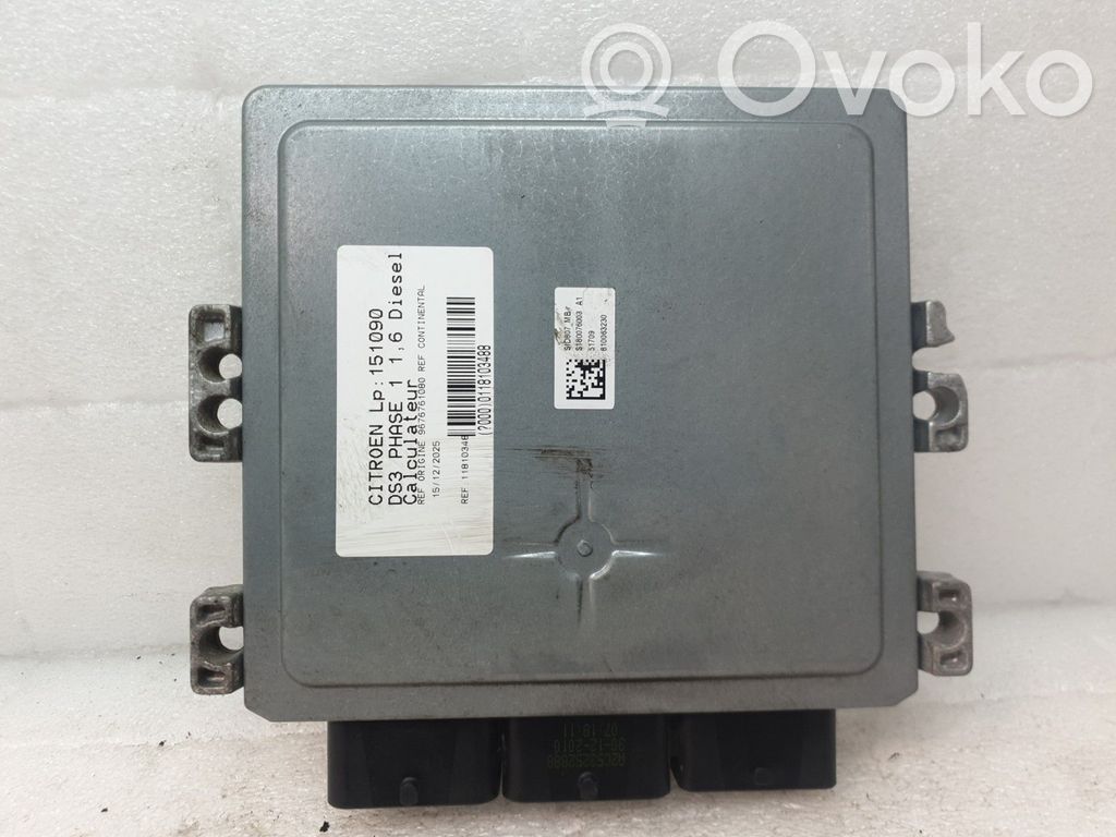 Citroen DS3 Engine control unit/module 