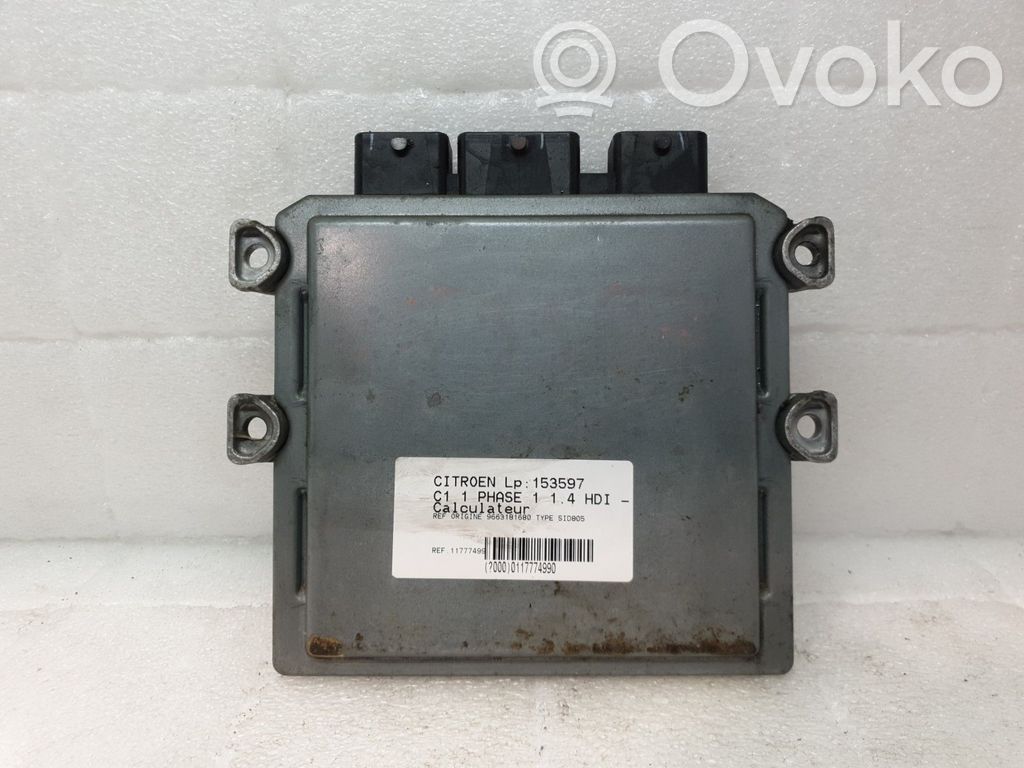 Citroen C1 Engine control unit/module 