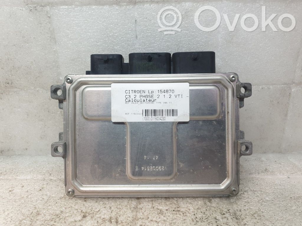 Citroen C3 Unidad de control/módulo del motor 