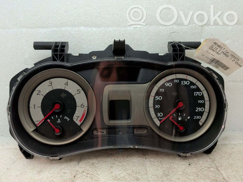 Renault Clio III Speedometer (instrument cluster) 