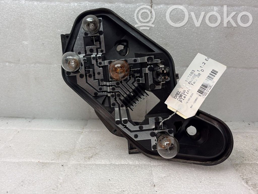 Opel Corsa D Portalampada fanale posteriore 