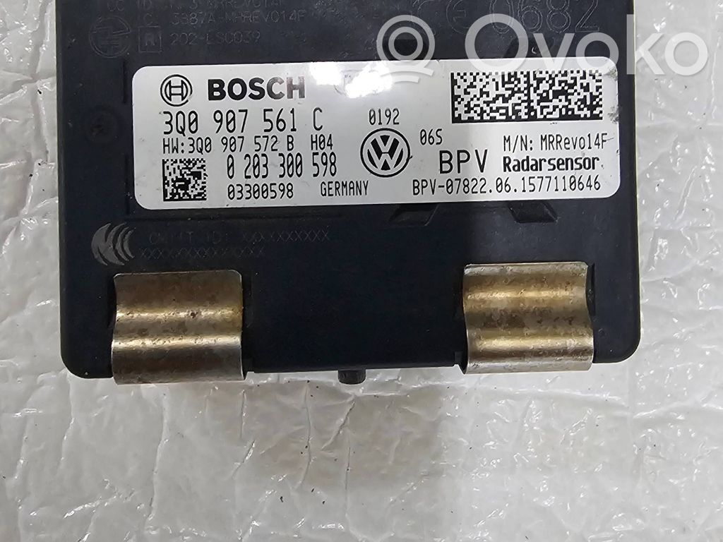 Sensor de radar Distronic   3Q0907561C,3Q0907561