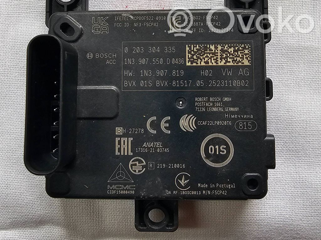 Volkswagen Tiguan Distronic sensor radar 
