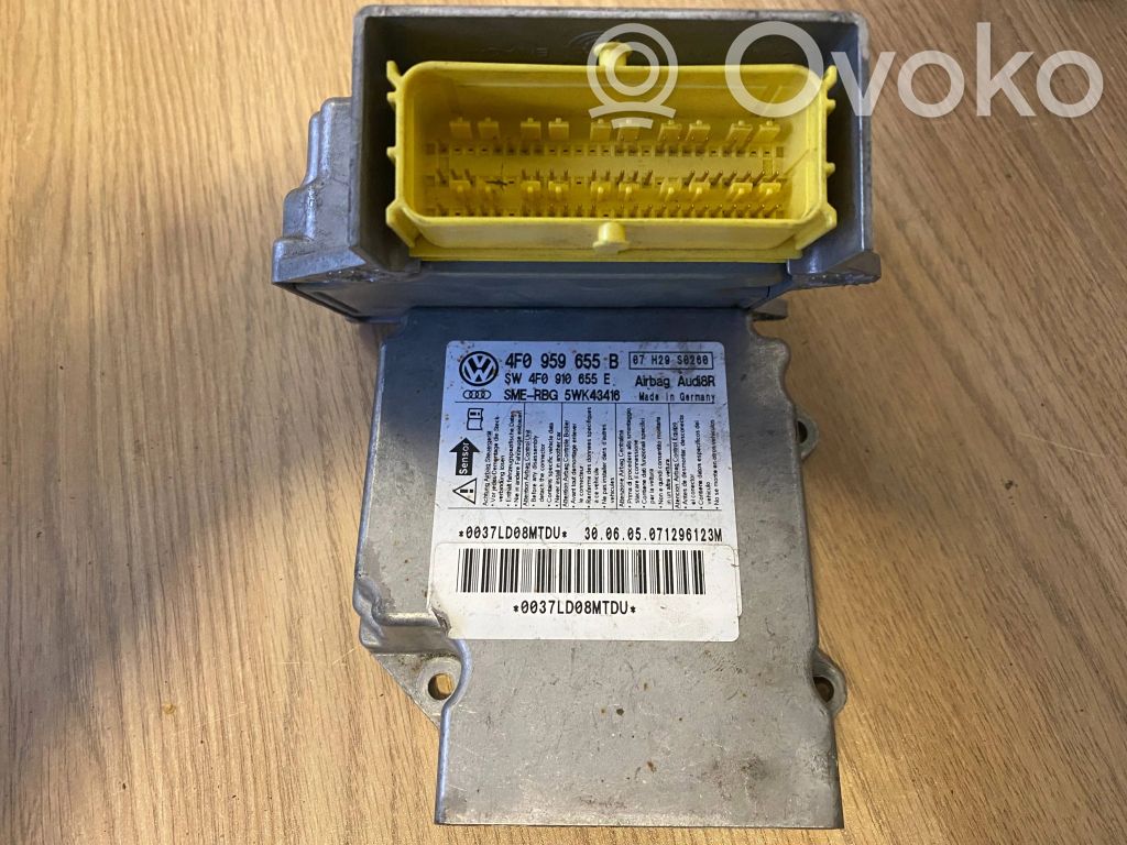 Airbag control unit/module   4F0959655B,4F0910655E