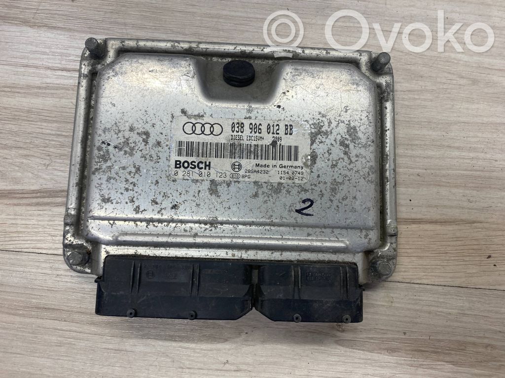 Engine control unit/module   038906012BB,28SA4232,0281010123