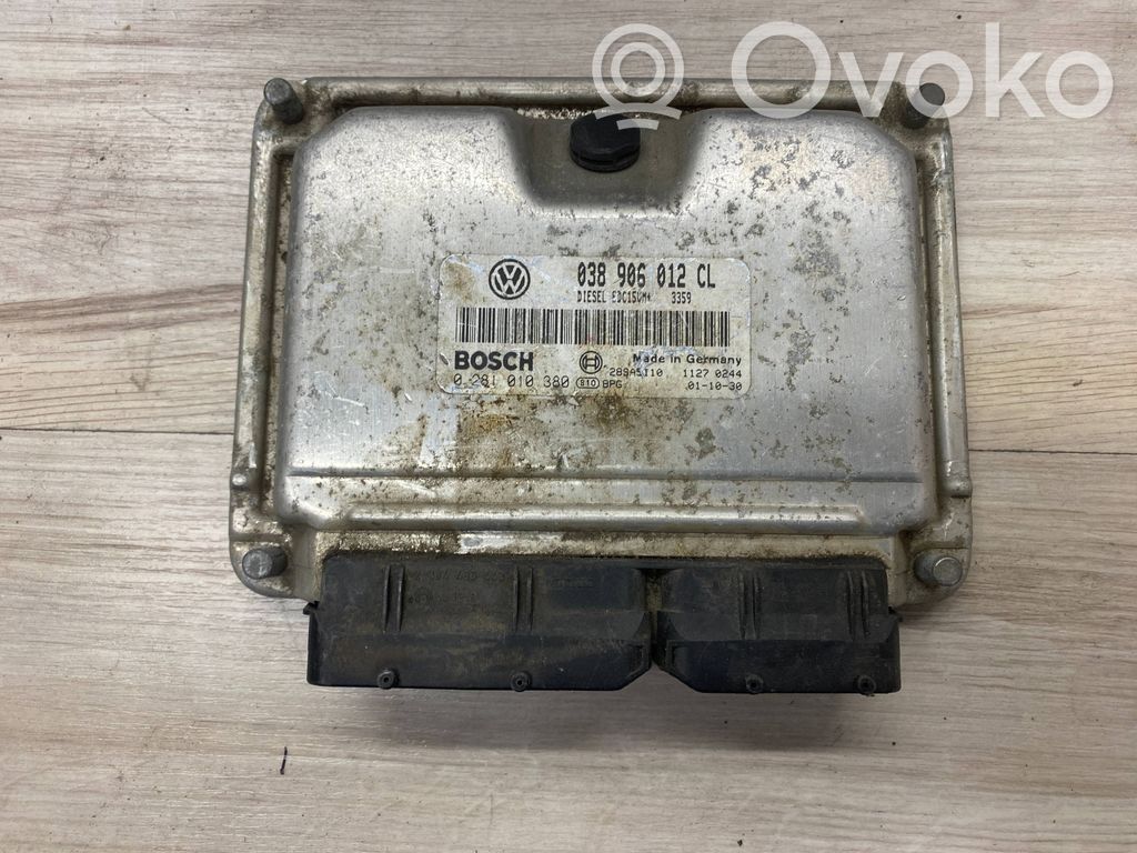 Engine control unit/module   038906012CL,28SA5110,0281010380
