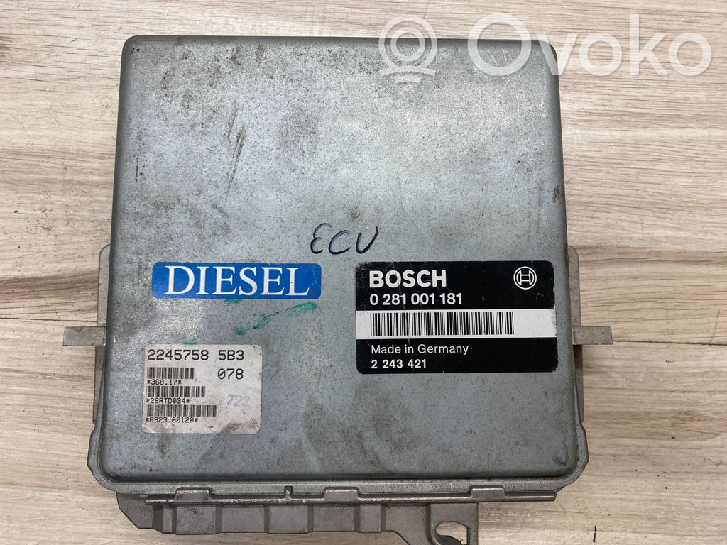 Engine control unit/module   0281001181,2245758,2243421