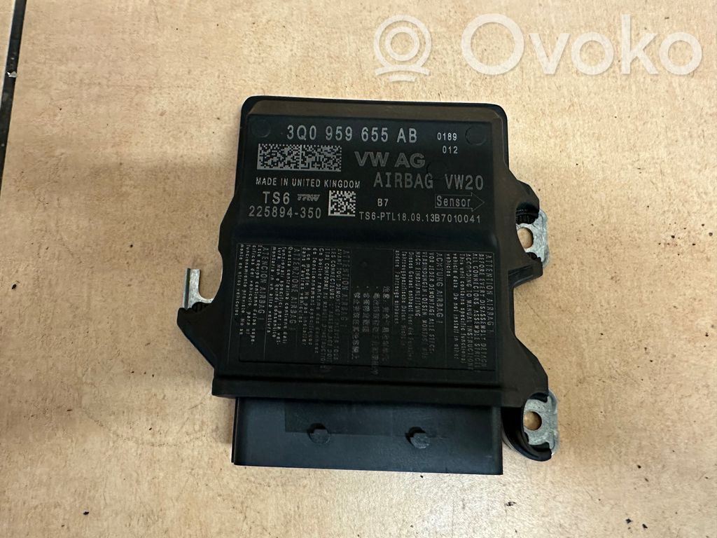 Airbag control unit/module   3Q0959655AB,225894350