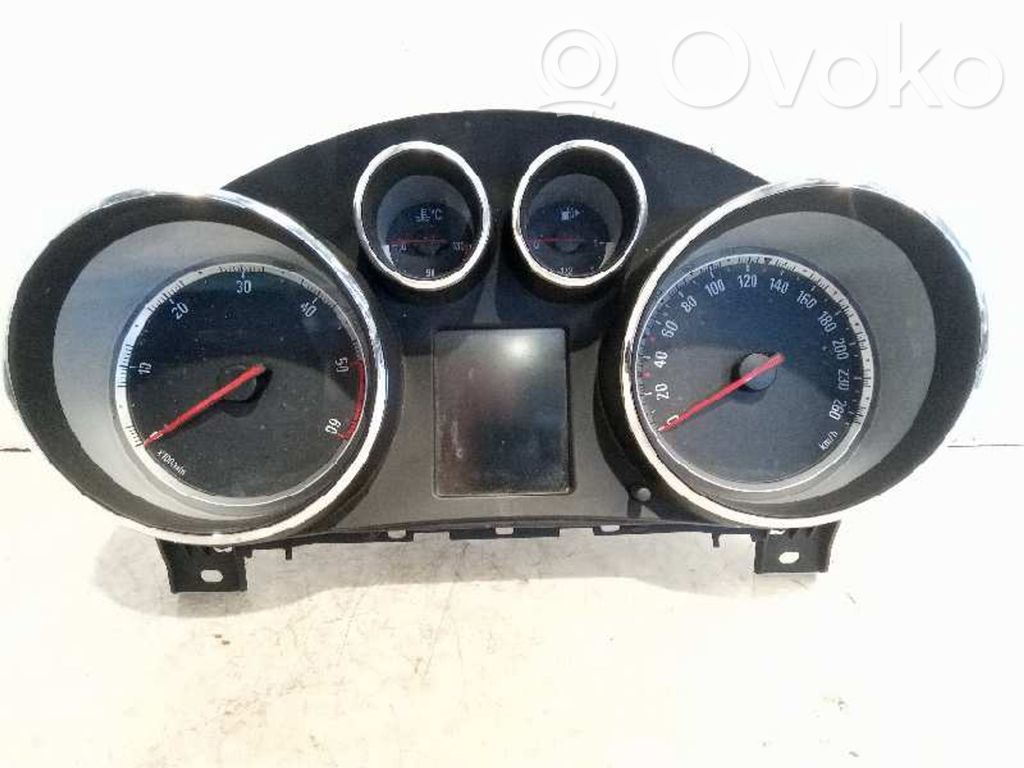Opel Insignia A Geschwindigkeitsmesser Cockpit 