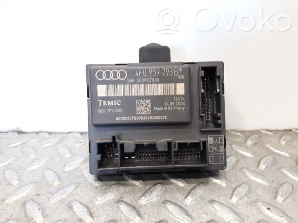 Unidad de control/módulo del motor   4F0959793B,4F0910793B