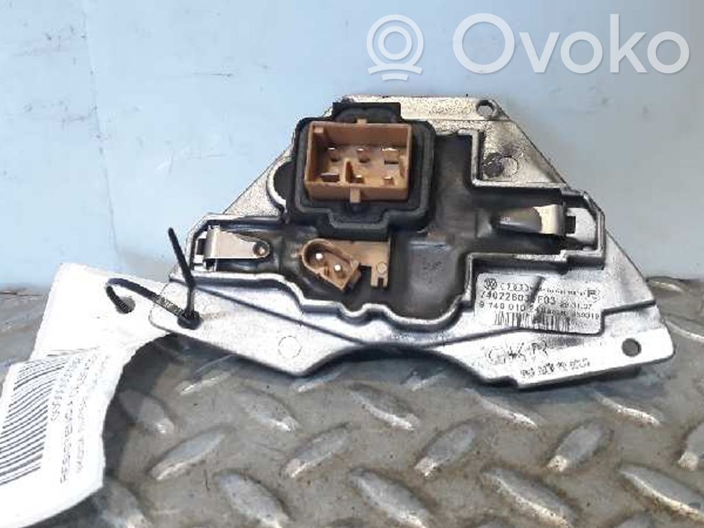 Skoda Superb B5 (3U) Rezystor / Opornik dmuchawy nawiewu 