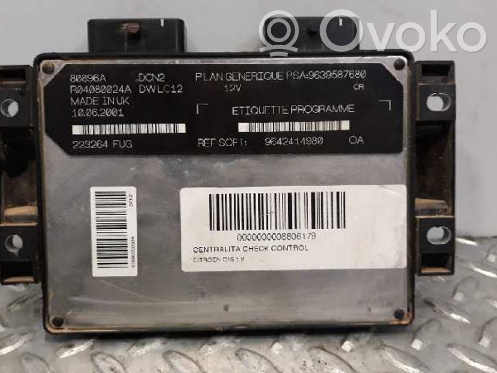 Citroen C15 Unidad de control/módulo del bloqueo de puertas 
