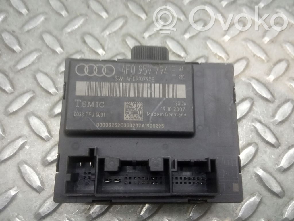 Audi A6 S6 C6 4F Centralina/modulo del motore 