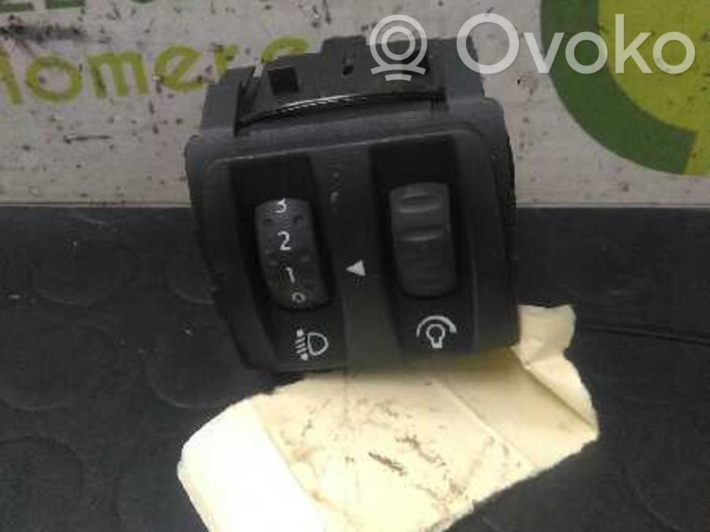 Renault Megane II Interruptor de control del panel de luces 