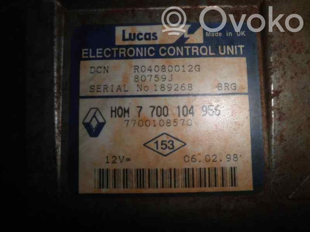 Sterownik / Moduł centralnego zamka   R04080012G