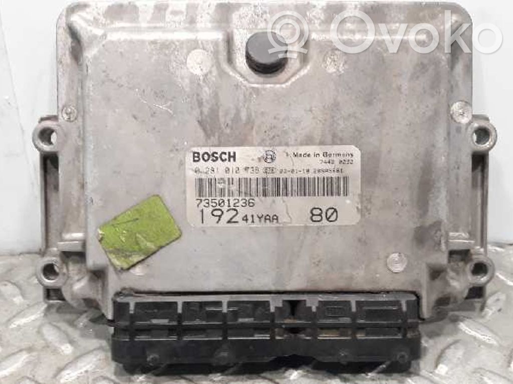 Door central lock control unit/module   0281010738,73501236