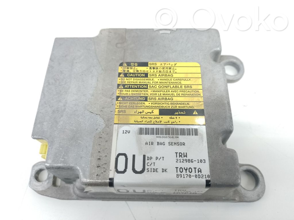 Toyota Yaris Centralina/modulo airbag