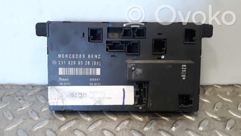 Mercedes-Benz E W211 Unidad de control/módulo del motor 