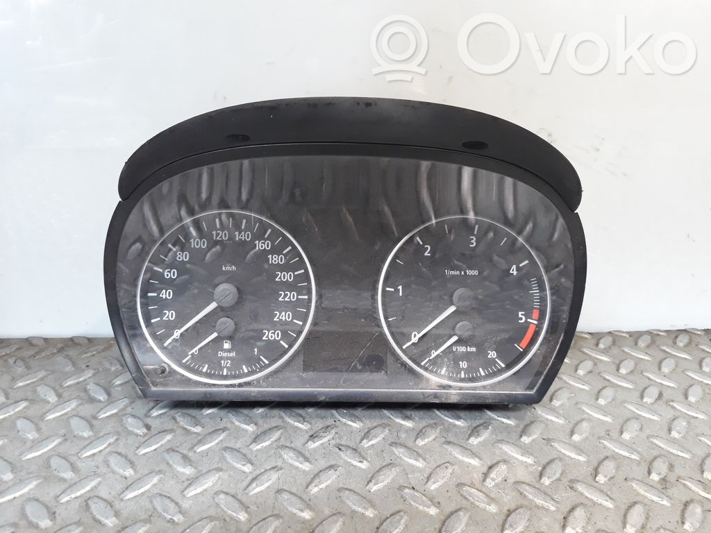 BMW 3 E90 E91 Speedometer (instrument cluster) 