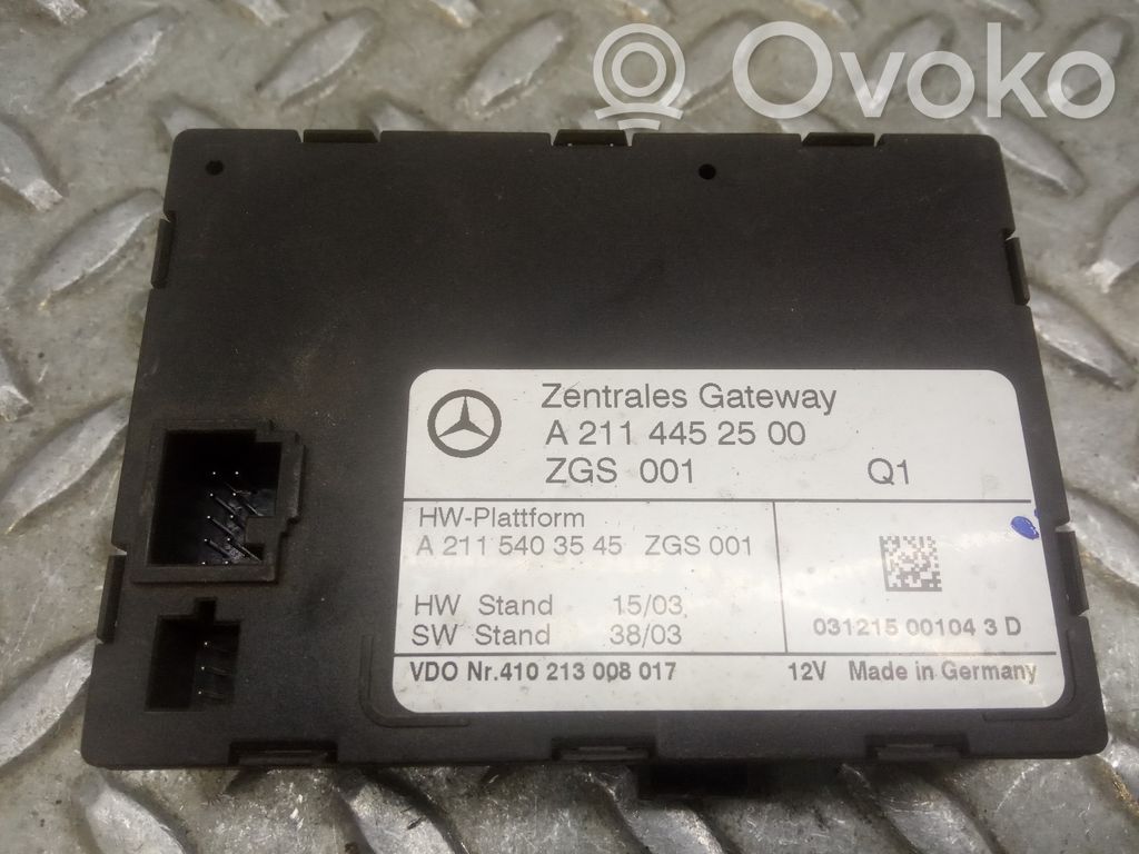 Mercedes-Benz E W211 Unidad de control/módulo del motor 
