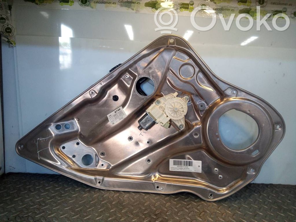 Mercedes-Benz C W204 Meccanismo di sollevamento del finestrino posteriore senza motorino
