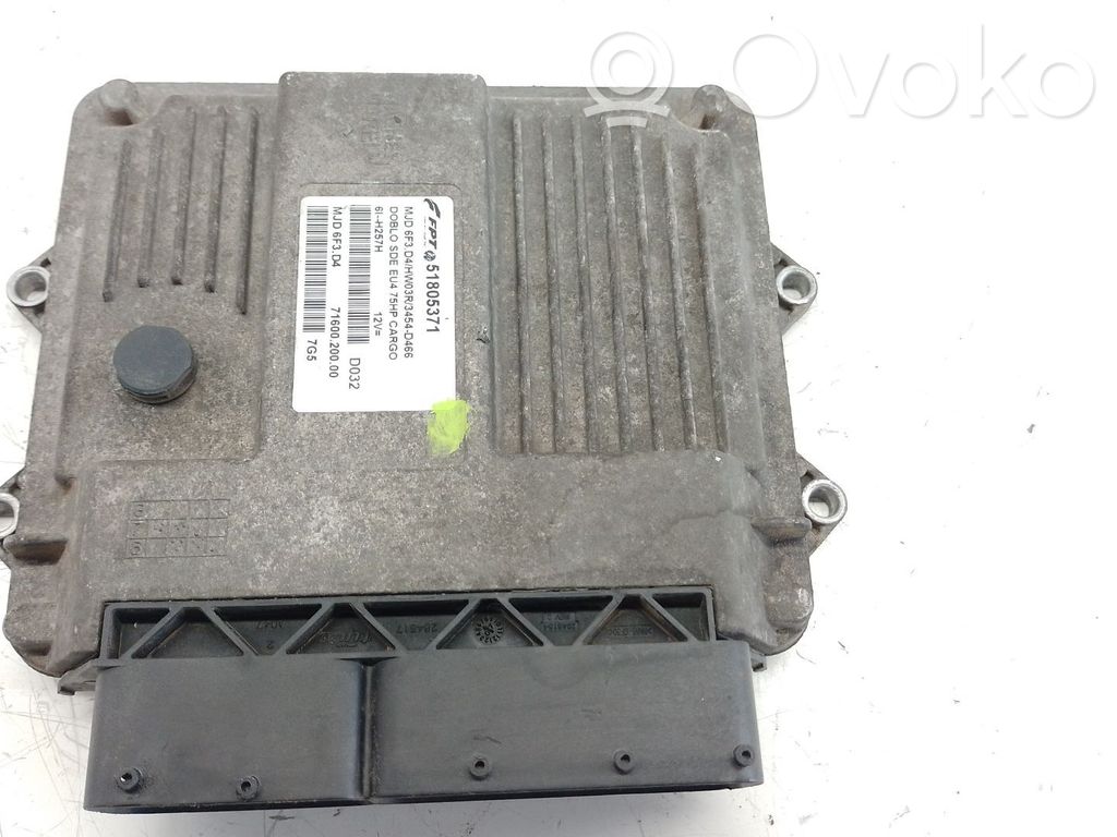 Fiat Doblo Door central lock control unit/module 