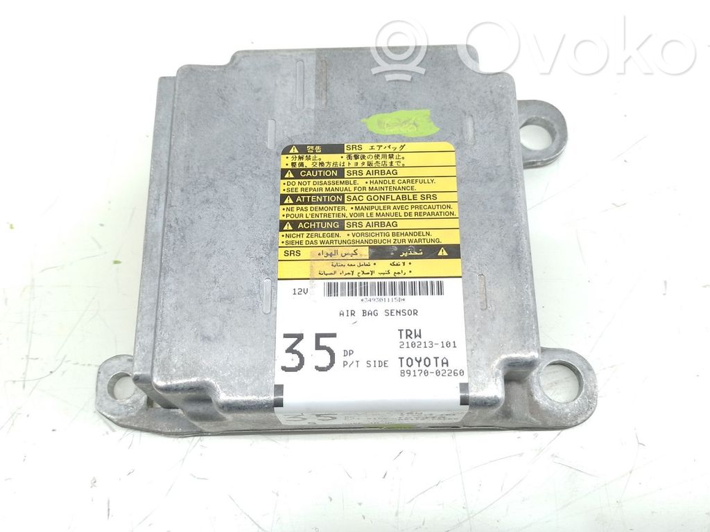 Toyota Corolla E120 E130 Airbag control unit/module 