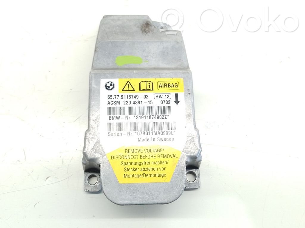 Module de contrôle airbag   6577911874902,6577911874902,6577911874902