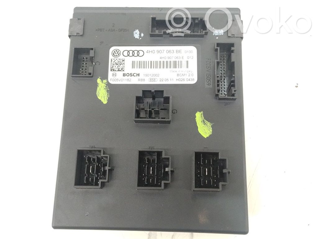 Autres unités de commande / modules   4H0907063BE,4H0907063BE,4H0907063BE