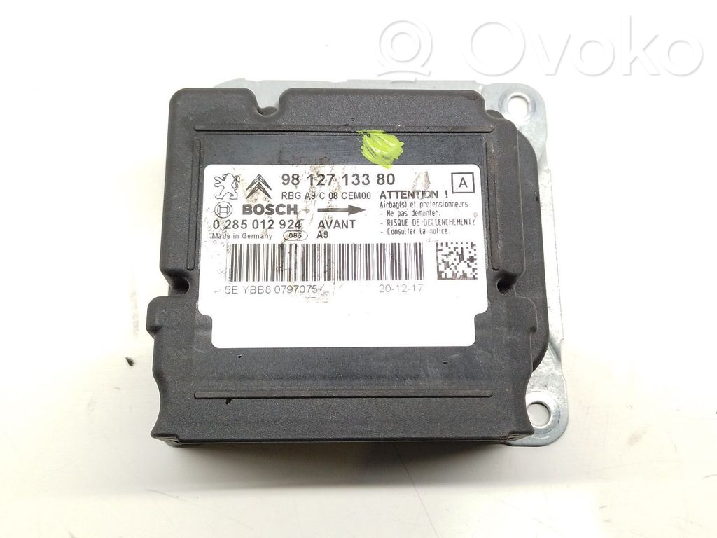 Peugeot 208 I Airbag control unit/module 