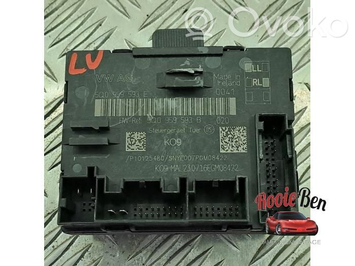 Door central lock control unit/module   5Q0959593E,5Q0959593B,P10125480