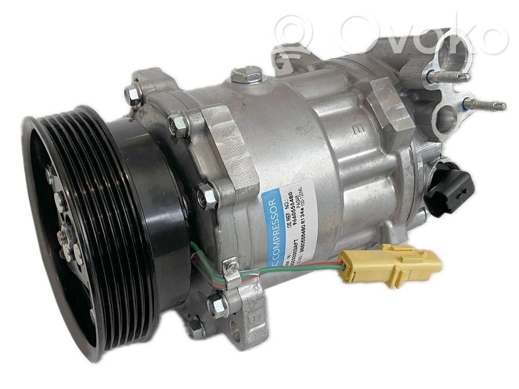 Peugeot 407 Air conditioning (A/C) compressor (pump) 