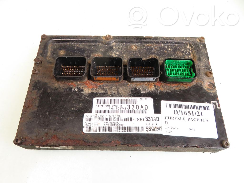 Engine control unit/module   P04748331AD,P04748331AD