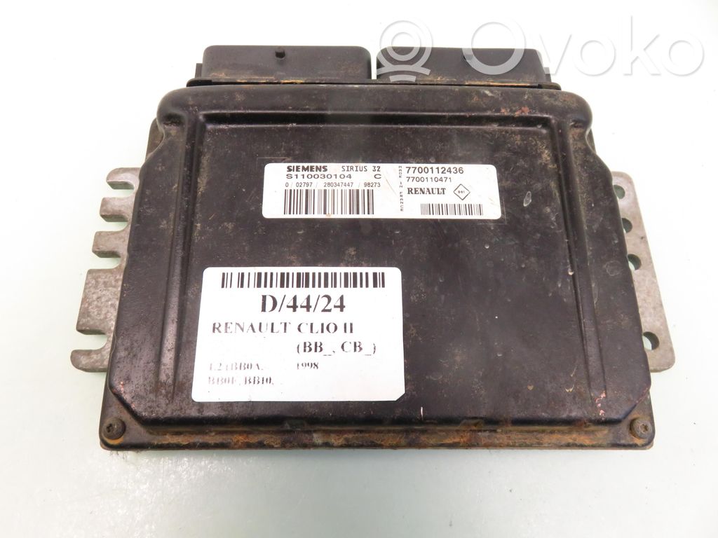 Renault Clio II Engine control unit/module 