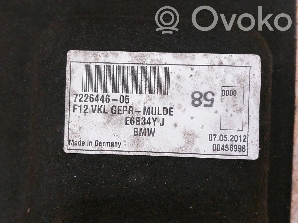 BMW 6 F12 F13 Guantera en el maletero 
