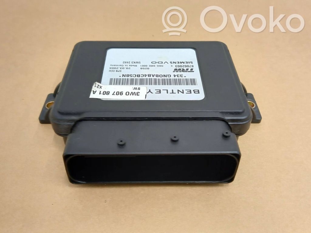 Bentley Continental Hand brake control module 