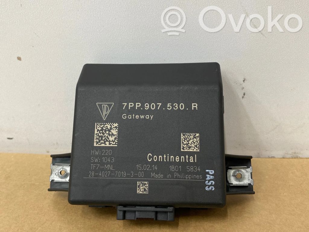 Porsche Cayenne (92A) Gateway control module 