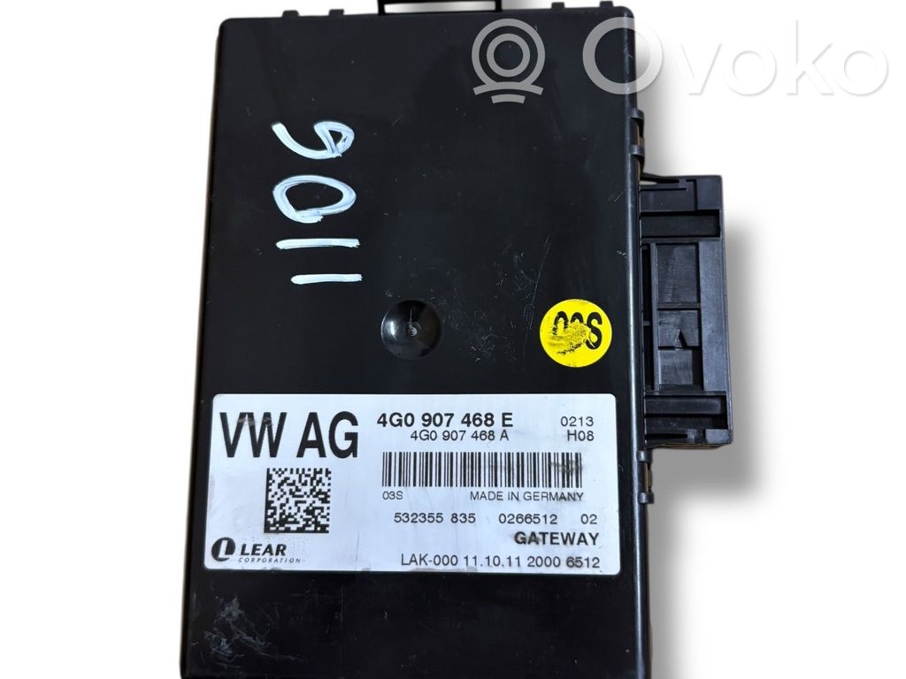 Audi A6 S6 C7 4G Módulo de control Gateway 