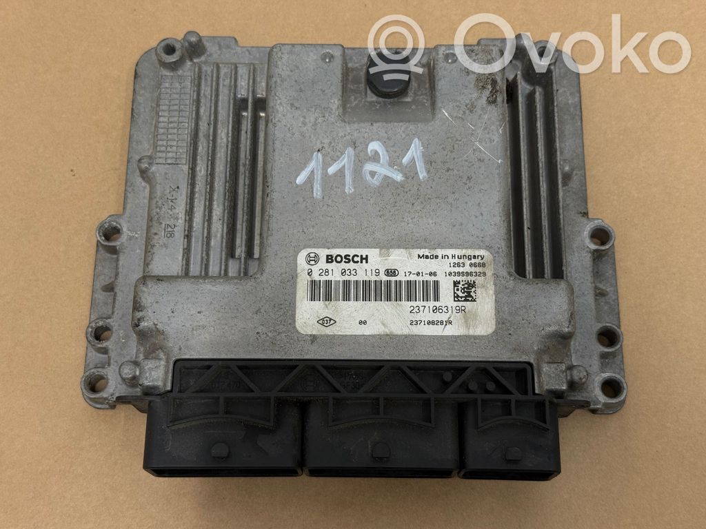 Engine control unit/module   0281033119,237106319R,12630668,1039S96329