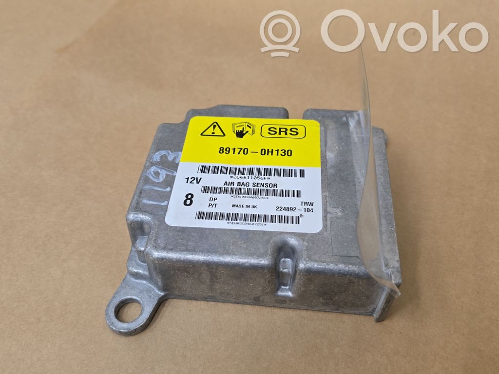 Peugeot 108 Airbag control unit/module 