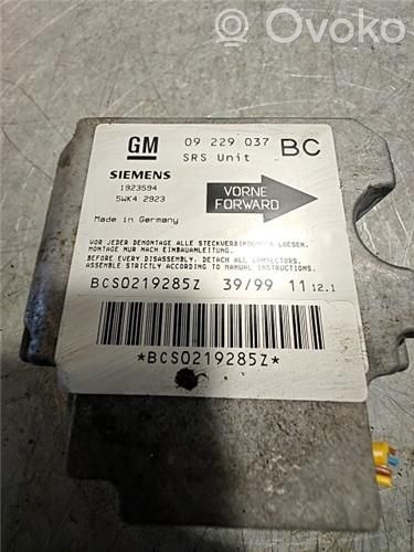 Opel Astra G Airbag control unit/module 