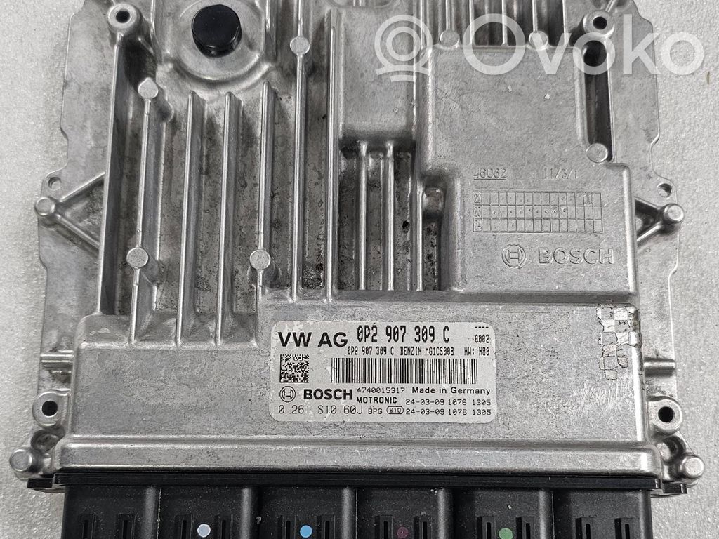 Unidad de control/módulo ECU del motor   0P2907309C,0261S1060J,8P2907309C