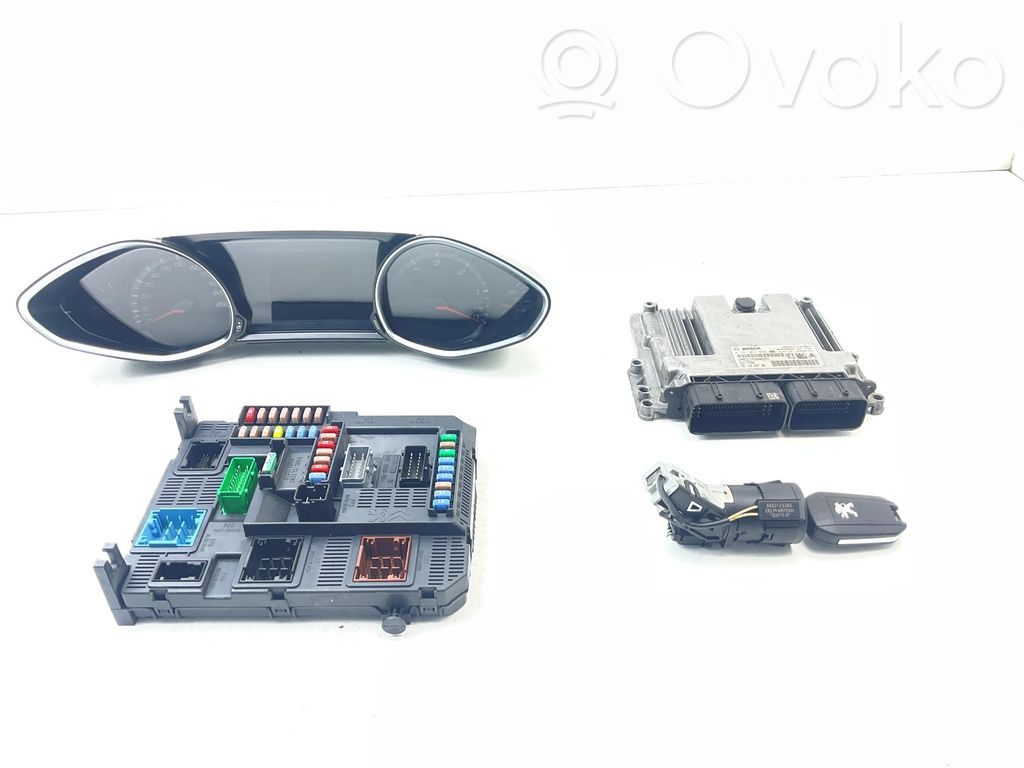 Peugeot 308 Engine ECU kit and lock set 