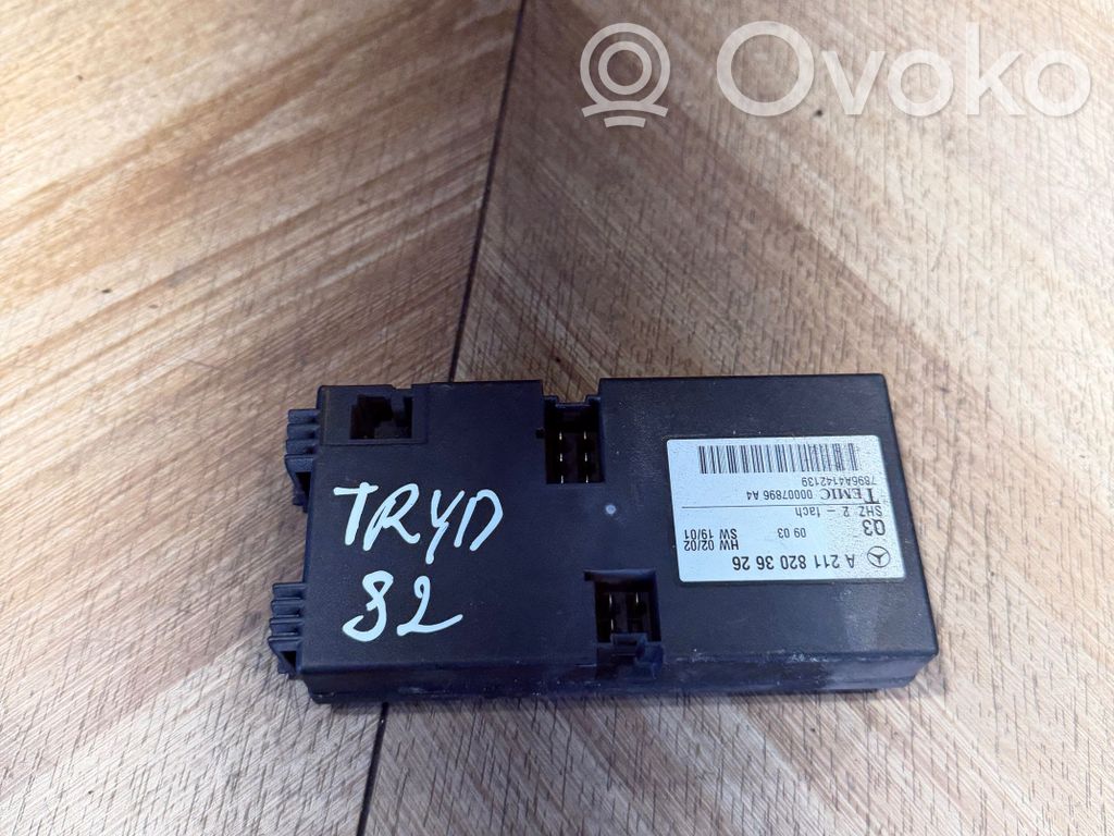 Module de commande de siège   A2118203626,00007896A4,7896A4142139